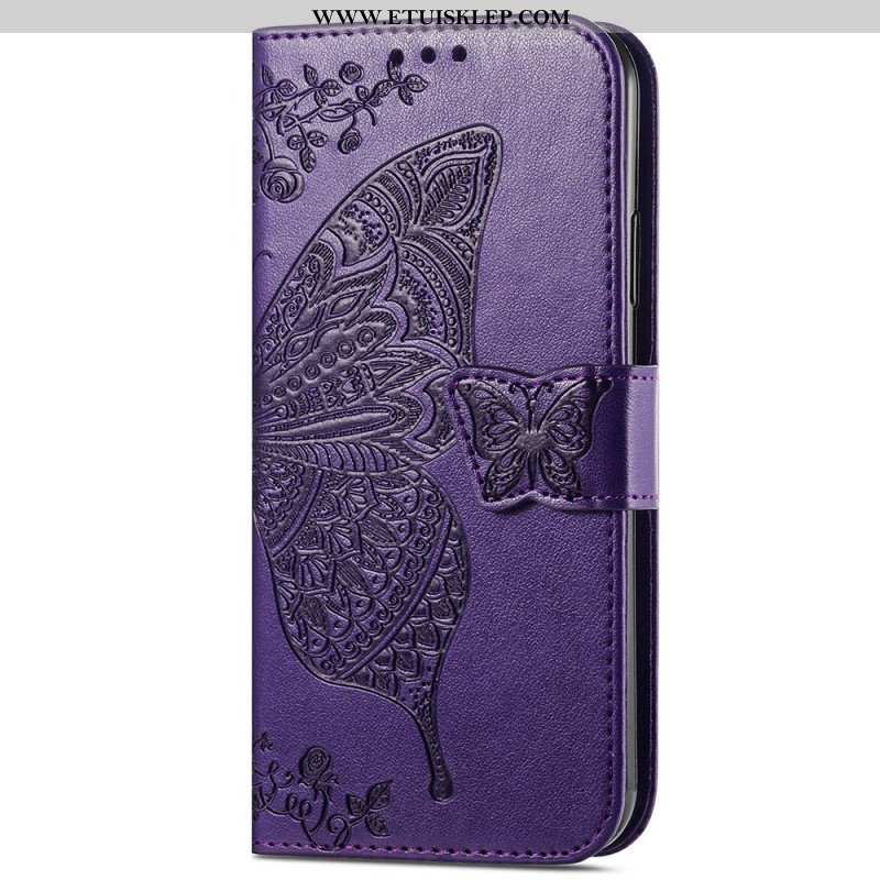 Etui Na Telefon Pokrowce do iPhone 15 Pro Barokowy Motyl